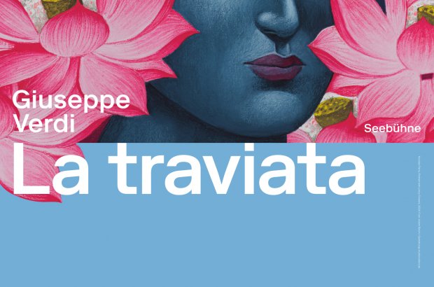 Bregenz Voralberg Österreich © Nicolas Party, Portrait with Lotus Flowers, 2024 | Courtesy the artist and Hauser & Wirth; Foto: Adam Reich 