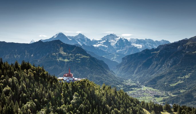 Harder Kulm Interlaken Berner Oberland Schweiz © Jungfraubahnen 2019/David Birri