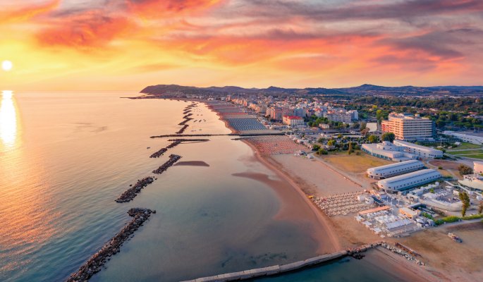 Cattolica Adria Emilia Romagna Italien © Andrew Mayovskyy - stock.adobe.com