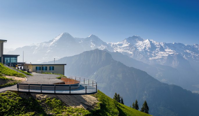 Einweihung Plattform Schynige Platte. Aufgenommen im Juni 2025.  ©David Birri © Jungfraubahnen 2019