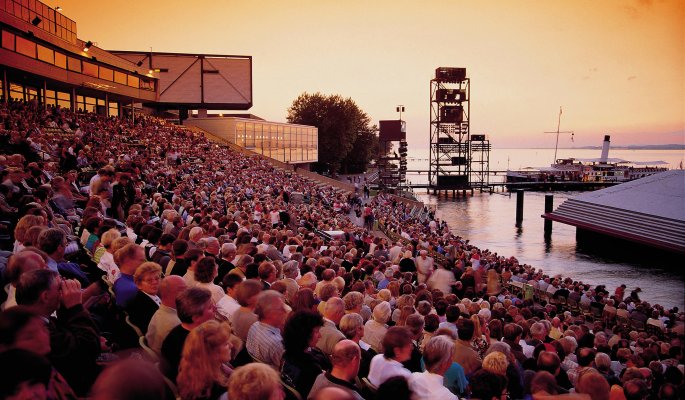 Bregenz Vorarlberg Bodensee Österreich © Bregenzer Festspiele / Markus Tretter